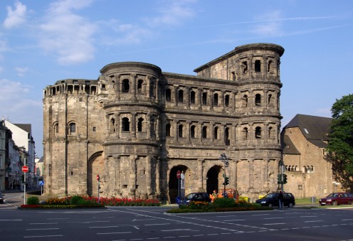 The Porta Nigra, Trier, Germany, best preserved Roman building north of the Alps