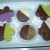dipped and double coated assorted homemade polvorons in dark and white chocolate.