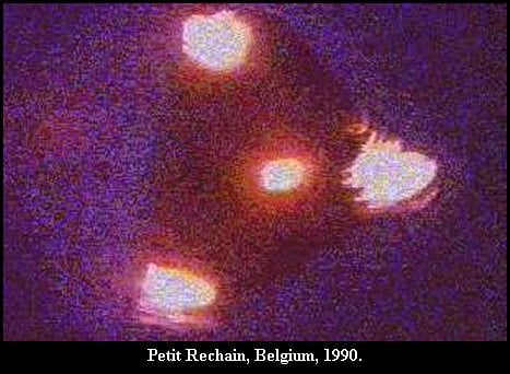 This is an example of earth lights. These are described as UFOs, which in a way is correct, but the natural cause is electromagnetic discharges related to earth crustal stress.