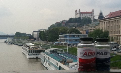 PAGG overlooking the Danube in Slovakia...