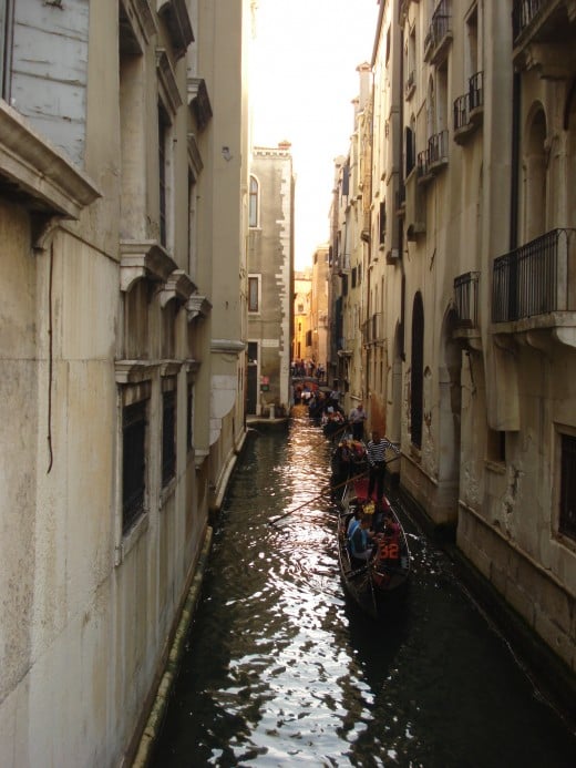 Narrow Canal of Venice Tour