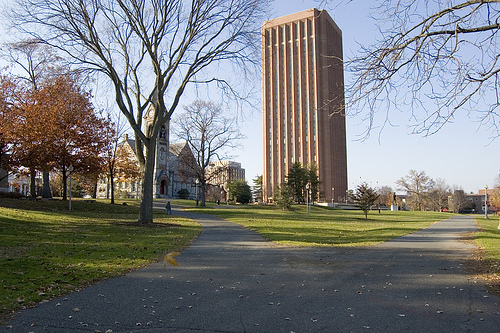 UMass Library and Chapel/flickr.com/photos/rspscott123  