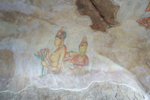 One of the few surviving paintings