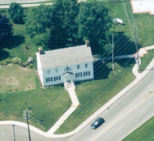 Joseph Brant Museum in 1995 shortly after it was moved to this location to allow for the hospital expansion nearby.