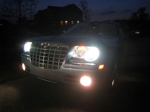 Chrysler 300 C AWD equipped with Xenon HID Headlights.