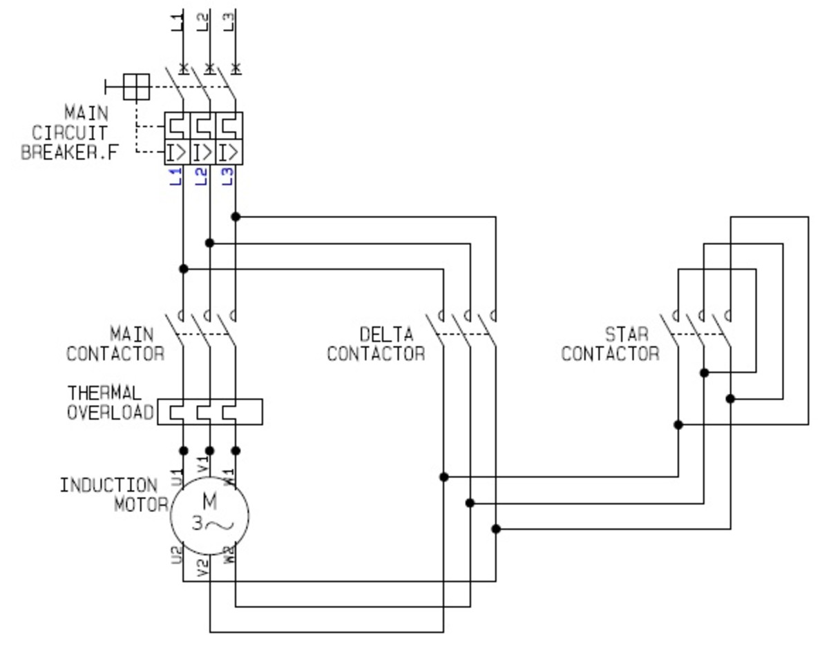 Using Star-Delta Motor Control (With Circuit Diagrams ...