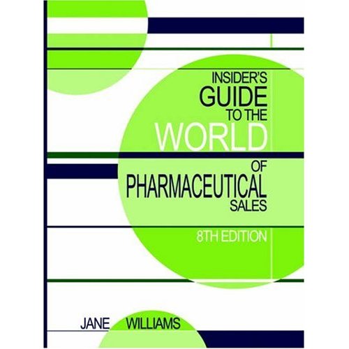 The insiders guide into the world of pharmaceutical sales is a good book to help one break into pharmaceutical sales and medical sales, it can be ordered on amazon, it's author is Jane Williams       