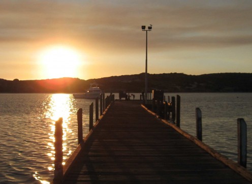 Sunset dock