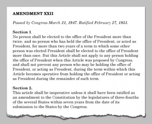 22nd Amendment