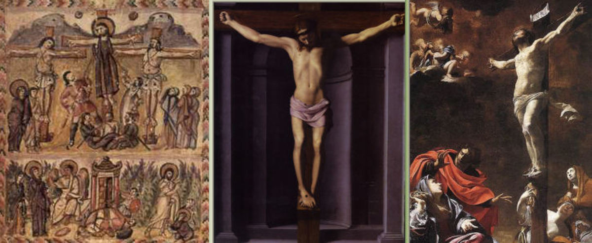 Christ on the cross: Rabula Gospels / Angelo Bronzino / S Vouet