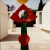 Many Miro sculptures inside and outside the building. Many Miro sculptures inside and outside the building.