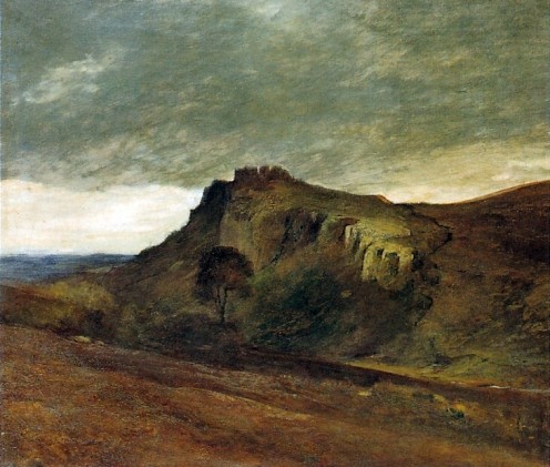 Carreg Cennan (now spelt 'Cennen') Castle, by Mansel Lewis