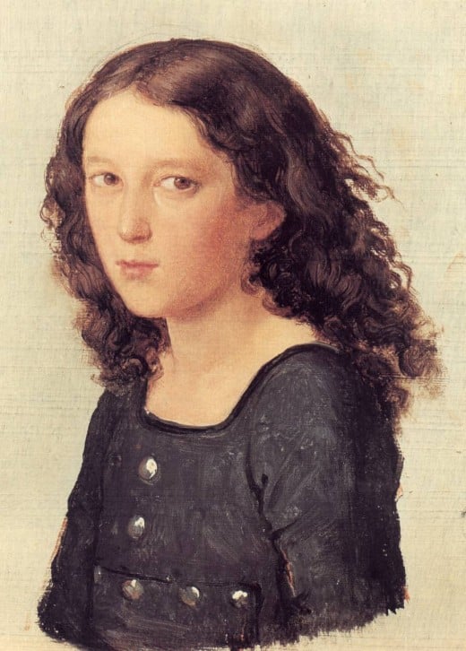 Felix Mendelssohn Bartholdy 1821; Rough drawing in oil by Carl Joseph Begas
