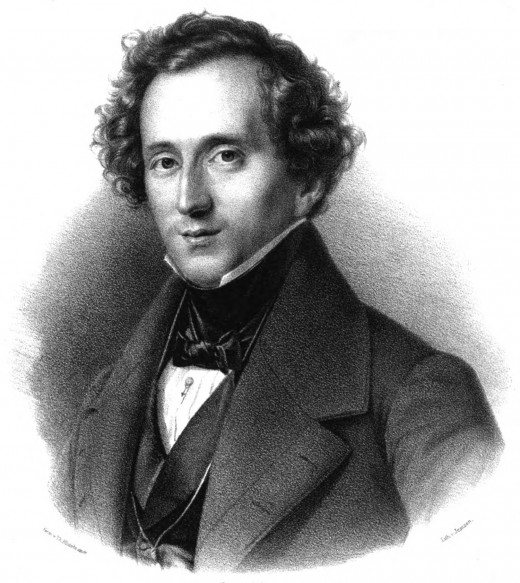 Felix Mendelssohn Bartholdy; By Friedrich Jentzen (1815-1901); painting by Theodor Hildebrandt (1804-1874) [Public domain], via Wikimedia Commons