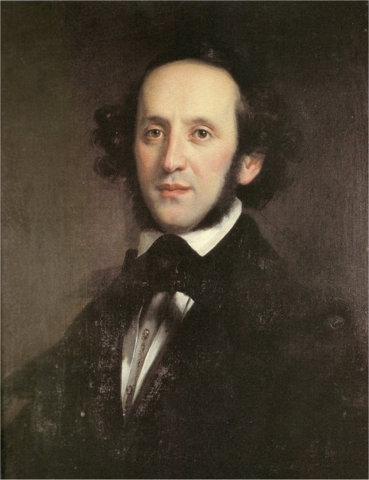 Felix Mendelssohn Bartholdy, portrait by Edward Magnus 1846