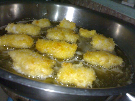 frying the fillet