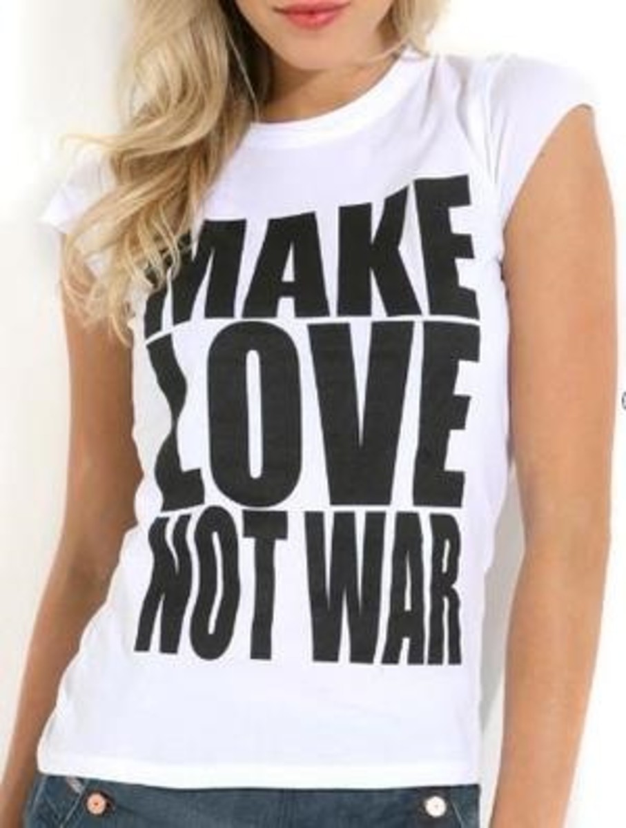 War is masculine, and love is feminine.  This is why we need loving and caring women ruling our world.