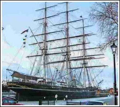 The over 138-year-old tea clipper Cutty Sark caught fire 21 May 2007. The fire swept through the entire hull of the ship, and caused substantial damage. Fortunately, the ship, docked just yards from the Thames.