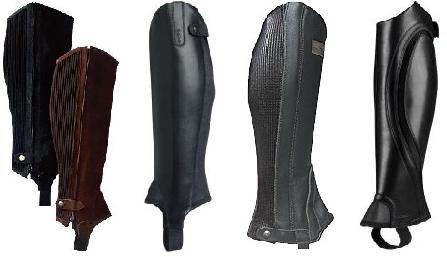 Pictured from Left to Right:  Dublin Easy Care, Ariat Covington, Grand Prix Full-Grain, Ariat Volant Vented 