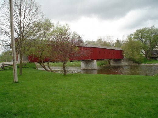 Ontario's last covered bridge, West Montrose