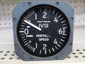 A vertical airspeed indicator