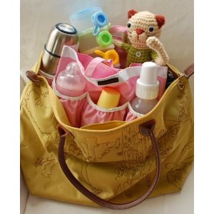 The organiser lets you create your own baby bag