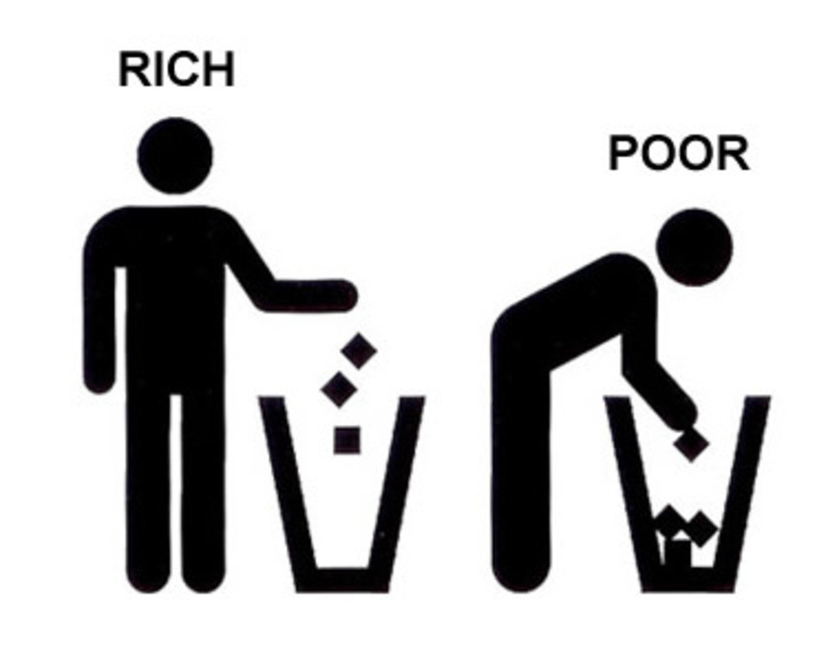 Hasil carian imej untuk poor people and rich people