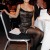 Hayden Panettiere in a short black dress, stockings and high heels Hayden Panettiere in a short black dress, stockings and high heels