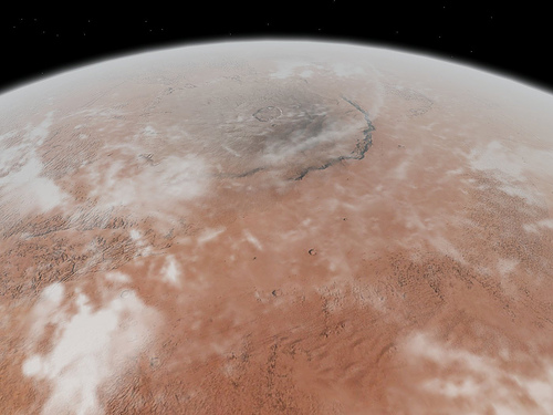 Is There a Secret Space Station on Mars? Photo of Mars