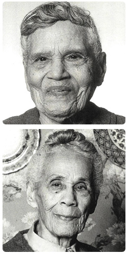 When Sadie's (top) sister Bessie (bottom) died, she wrote a book: On My Own at 107: Reflections on a Life Without Bessie