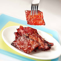 The traditional sliced pork bakkwa (barbecued pork). Picture: Bee Cheng Hiang