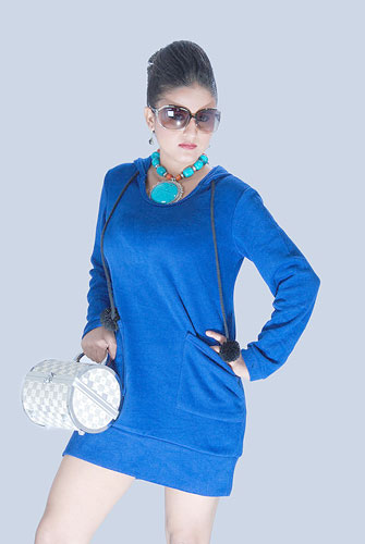 Rekha Thapa in a stylish look