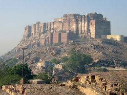 Mehrangarh Fort, belongs to Rathore rulers of Marwar in Rajasthan