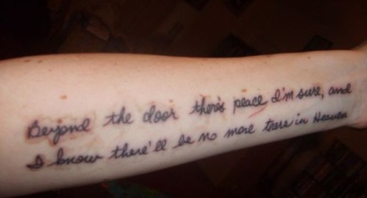 Tattoo Ideas: Quotes on Death, Heaven, Mourning  HubPages