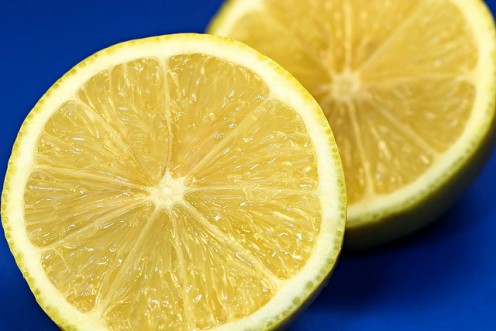 Fresh lemons are great for cleaning with!
