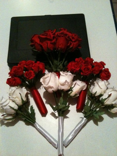 The finished product of my Bouquets.