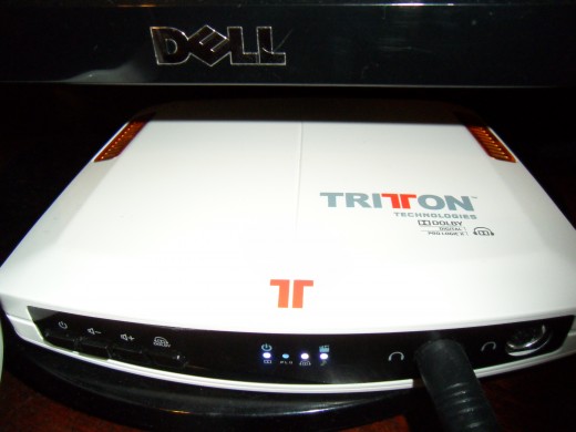 The receiver is slick and can be tucked away easily if you don't want it displayed.