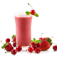 Smoothies are satisfying low fat snacks