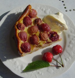 Local Limousin speciality, cherry clafoutis