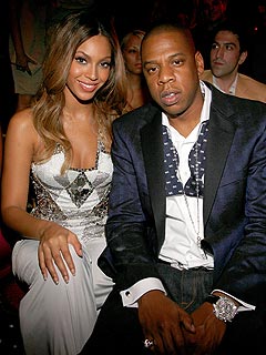 BEYONCE' AND HER HUSBAND, JAY-Z