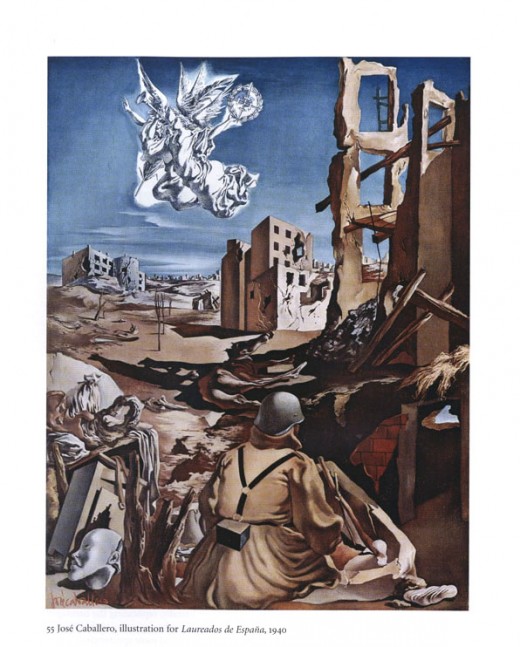 Jose Caballero - Illustration for Laureados de Espana, 1940