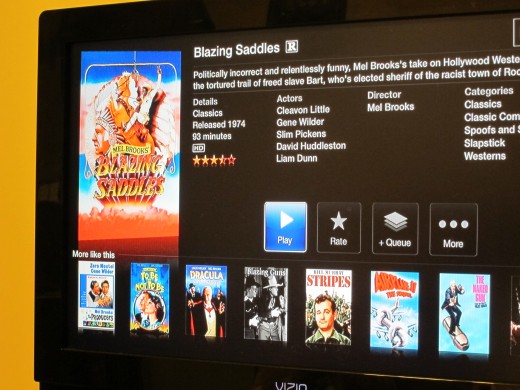 Emily and I watched 'Blazing Saddles' for the first time ever in life tonight.