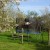 The new ttrampoline in the garden