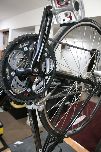 Large chainrings can add unecessary weight