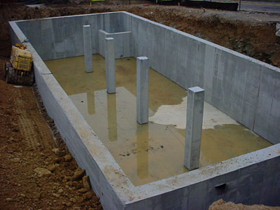 Construction of Underground Detention Basin