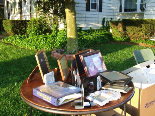 We put as much stuff as we could within reach.
