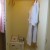 Small closet but high enough to hang your clothes.
