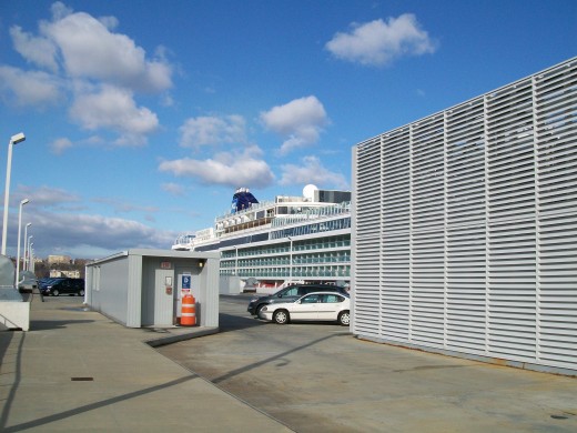 NCL's parking pier in NYC