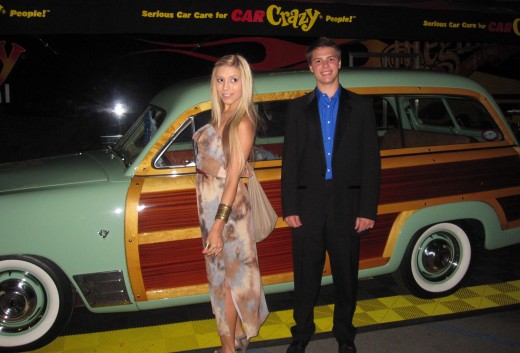 One of the Woodies auctioned off at the Barrett-Jackson Auto Auction in Orange County, CA.
