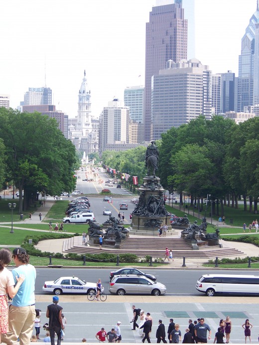 Center City in the Summer